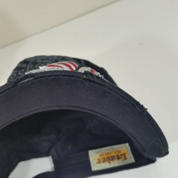 NWT Leader LOGA Baseball Cap Hat Champion Stars Stripes Wings Sequin Bling - Picture 8 of 8